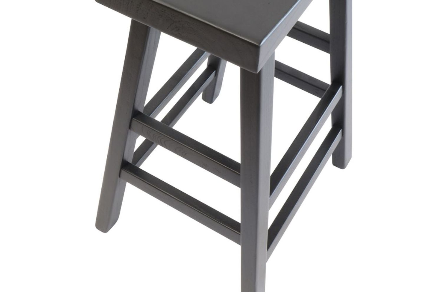 SADDLE Solid Elm Wood Bar Stool