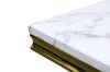 Picture of NUCCIO 180 Dining Table (White & Gold)