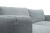 Picture of HUGO Feather Filled Sectional Fabric Sofa | Dust, Water & Oil Resistant (Light Grey)