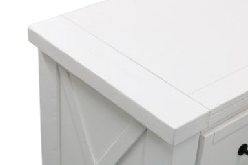 Picture of PURELAND Solid Pine Wood Dresser with Storage Mirror