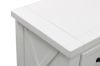 Picture of PURELAND Solid Pine Wood 2-Drawer Bedside Table (White)