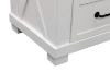 Picture of PURELAND Solid Pine Wood 2-Drawer Bedside Table (White)