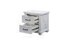 Picture of PURELAND Solid Pine Wood 2-Drawer Bedside Table (White)