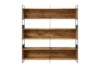 Picture of ELMORE Reclaimed Pine Wood Large Iron Shelf (180x190cm)