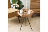 Picture of RUSSELL Hexagonal Reclaimed Pine Wood Tray Side Table