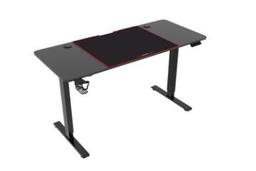 Picture of MATRIX 140 Electric Height Adjustable Desk with Jumbo Mouse Pad (Black)
