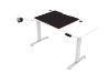 Picture of MATRIX 160 Electric L-Shape Height Adjustable Desk with Jumbo Mouse Pad (White)