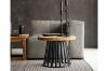 Picture of CARL Reclaimed Pine Wood Round Side Table (60cmx60cm)