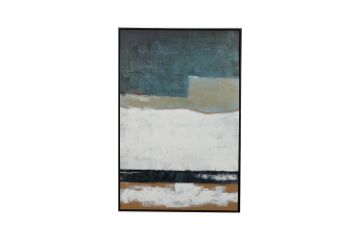 Picture of H74 Hand Oil Painting Canvas Wall Art With Black Frame ( 80x120cm)