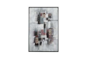 Picture of H75 Hand Oil Painting Canvas Wall Art With Black Frame ( 80x120cm)
