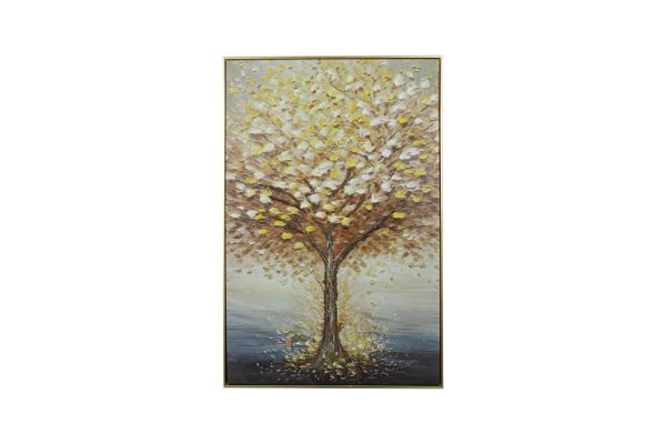 Picture of H79 Hand Oil Painting Canvas Wall Art With Golden Frame (80x120cm)