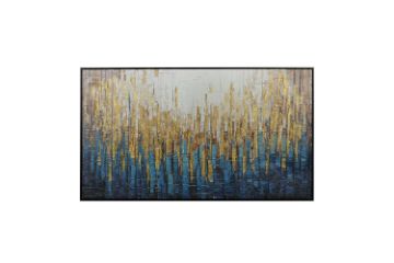 Picture of H80 Hand Oil Painting Canvas Wall Art With Black Frame (80x140cm)