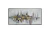 Picture of H83 Hand Oil Painting Canvas Wall Art With Black Frame (70x140cm)