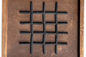 Picture of DD8106 Solid Reclaimed Wood Wall Art (40x40cm)