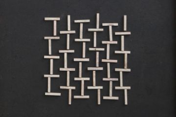 Picture of DD8596 Solid Reclaimed Wood Wall Art (62x62cm)