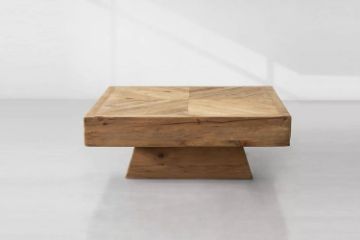 Picture of HOMER 100% Reclaimed Pine Wood Square Coffee Table (100cmx100cm)