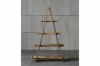 Picture of ELMORE 100% Reclaimed Pine Wood Scandi 4-Tier Triangular Shelf (183cmx120cm)