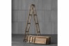 Picture of ELMORE 100% Reclaimed Pine Wood Scandi 4-Tier Triangular Shelf (120x183cm)