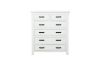 Picture of (FLOOR MODEL CLEARANCE) FRANCO Solid NZ Pinewood 6-Drawer Tallboy (White)