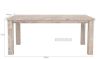 Picture of (FLOOR MODEL CLEARANCE) ARYA Solid Acacia Wood 200 Dining Table