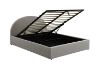 Picture of HOFFMAN Fabric Bed Frame with Gas Lift Storage in Queen/Super King Size (Grey)
