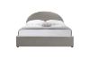 Picture of HOFFMAN Fabric Bed Frame with Gas Lift Storage in Queen/Super King Size (Grey)