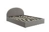 Picture of HOFFMAN Fabric Bed Frame with Gas Lift Storage in Queen/Super King Size (Grey)