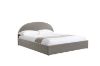 Picture of HOFFMAN Fabric Bed Frame with Gas Lift Storage in Queen/Super King Size (Grey)