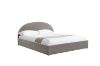Picture of HOFFMAN Fabric Bed Frame with Gas Lift Storage (Grey) - Super King