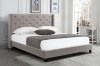 Picture of ELY Fabric Bed Frame in Queen/King Size (Beige)