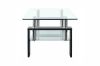 Picture of HORIZON Glass Coffee Table in 2 Sizes (Black Veneer)