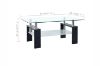 Picture of HORIZON Glass Coffee Table in 2 Sizes (Black Veneer)