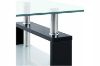 Picture of HORIZON Glass Coffee Table in 2 Sizes (Black Veneer)