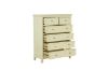 Picture of (FLOOR MODEL CLEARANCE) ELIZABETH 6-Drawer Tallboy (Cream) 