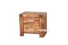 Picture of (FLOOR MODEL CLEARANCE) PHILIPPE Acacia Wood 2-Drawer Bedside Table (Rustic Java Colour) 