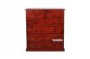 Picture of (FLOOR MODEL CLEARANCE) COTTAGE HILL Solid Pinewood 6 DRW Tallboy (Wine Red Colour)