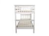 Picture of (FLOOR MODEL CLEARANCE) STARLET Single-Single Solid Pine Bunk Bed Frame (White)