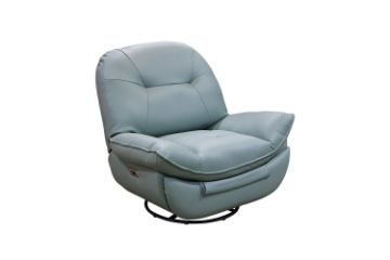 Picture of (FLOOR MODEL CLEARANCE) NIMBUS Swirl Power Recliner Chair with Mobile Holder (Green)