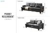 Picture of KNOLLWOOD 3/2 Seater Sofa Set (Black)