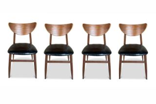 Picture of ELI CODY Dining Chair (Walnut) - 4 Chairs in 1 Carton