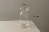 Picture of CONICAL Colourful Glass Vase - Transparent