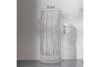 Picture of GLACIER-SHAPED Glass Vase (Transparent) - Tall	