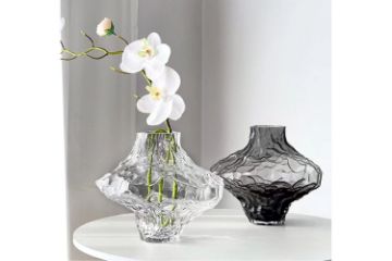 Picture of VALLEY Short/Tall Special-Shaped Glass Vase (Transparent/Grey)
