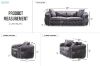 Picture of PIEDMONT 3/2/1 Seater Chesterfield Velvet Sofa Range (Grey)