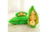 Picture of LOVELY PEA POD SHAPE H70 Plush Bean Bag with 3 Smiling Beans Soft Pillow 