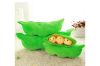 Picture of LOVELY PEA POD SHAPE H70 Plush Bean Bag with 3 Smiling Beans Soft Pillow 