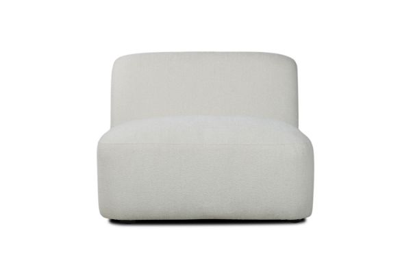 Picture of SUMMIT Fabric Modular Corner Sofa (White) - Armless Seat