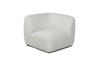Picture of SUMMIT Fabric Modular Corner Sofa (White) - Corner Seat