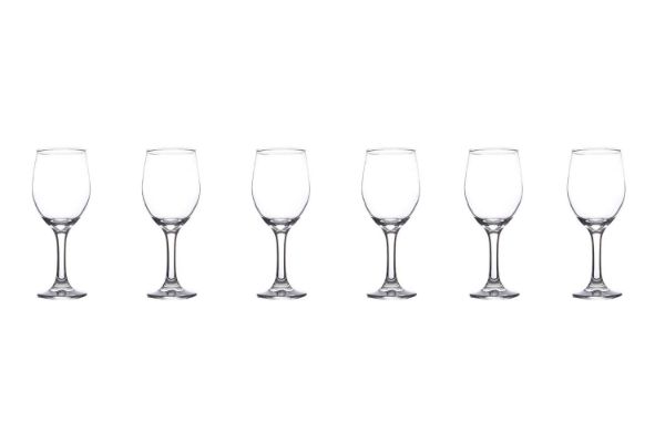Picture of 3657 Transparent Wine Glass (300ml) - 6 Glasses in 1 Set