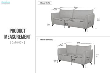 Picture of CORNWALL 3/2 Seater Fabric Sofa Range